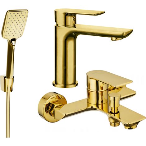 Mexen Alfa R62 conjunto de bañera, dorado - 745703R62-50 (1/4)