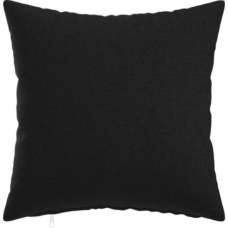vidaXL Funda de almohada 12 uds. HEERLEN Negro 40 x 40 cm Tela (1/2)