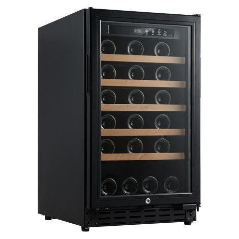 Cave à vin professionnelle 40 bouteilles - Noire - Vinobox (1/3)