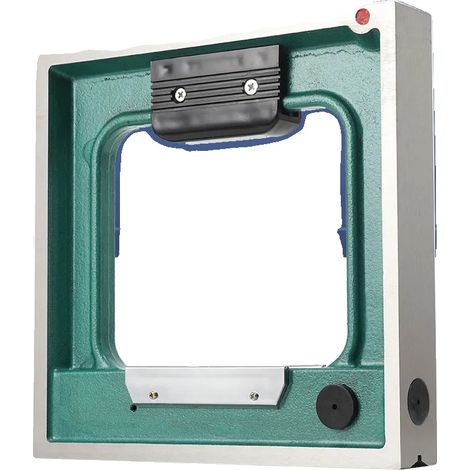 Livella di precisione, accuratezza di 0,02 mm/m, modello da 250 mm, materiale in ghisa, dimensioni 250 x 250 x 43 mm, peso netto 6,3 kg (1/5)