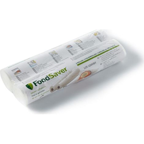 FoodSaver FSR2802 rollos de envasado al vacío transparentes 28cm