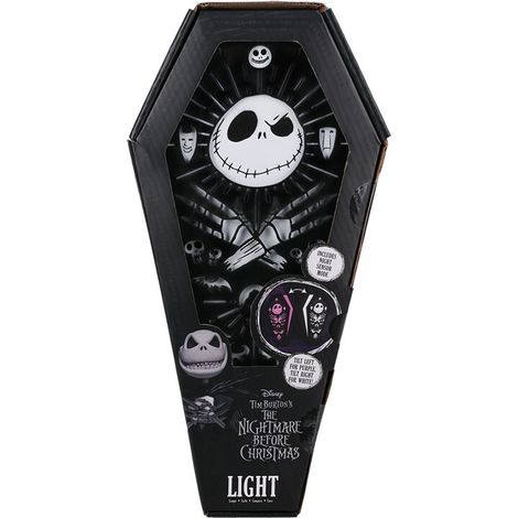 Paladone Nightmare Before Christmas - Light de offiziell lizenzierter Sarg de Disney, gruselige Dekoration de Halloween, Akzent de Humor mit zwei Farben de Licht, ideales Geschenk für Fans de der.