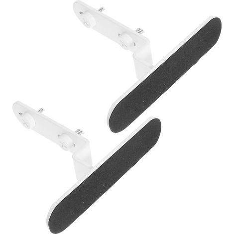 2 Pièces Support Bureau pour Panneau Perforé Fixation sans Perçage Support Métallique de Bureau pour Étagère Flottante Polyvalente pour Maison et Studio (1/5)