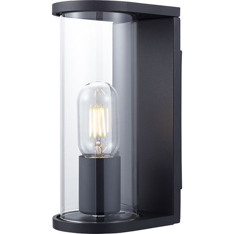 V-TAC Zylindrische LED-Gartenleuchte E27 Rauchglas IP44 – Artikelnummer 24088