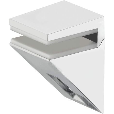 Support mural design en acier inoxydable pour étagère en verre – Solaire Support pour tablette d'épaisseur 5–10 mm Support mural avec capacité de charge 20 kg (1/3)