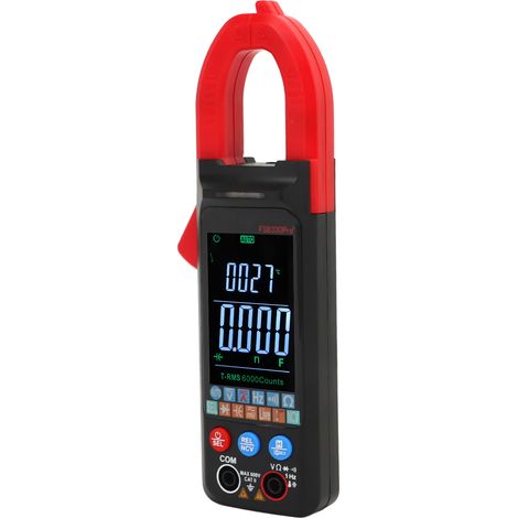Pince ampèremétrique numérique à gamme automatique Voltmètre AC DC Testeur de courant Multimètre NCV 4000 Compteurs (1/5)