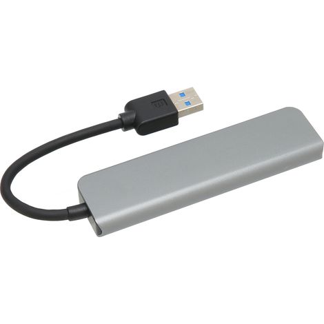 5-in-1 USB-Hub, 5 Gbit/s, 3 USB-Anschlüsse, USB-Dockingstation mit TF-Speicherkartenleser für PCs, Drucker, Laptops und USB-Sticks (1/5)