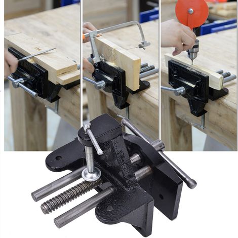 Tischschraubstock aus Gusseisen, Schnellspanner, Tischschraubstock, Klemme, Tischspannwerkzeug (1/5)
