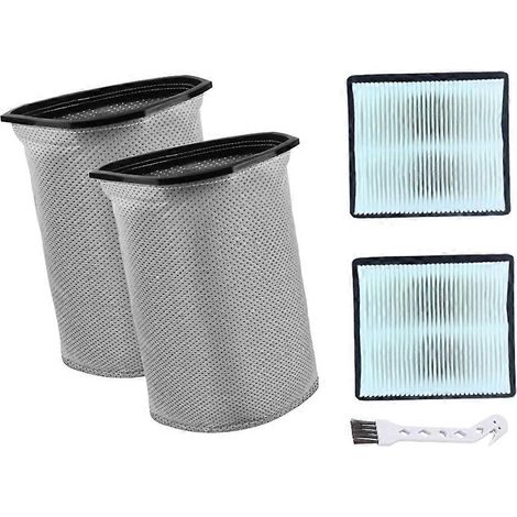 Lot de 5 filtres HEPA et barrières anti-poussière pour aspirateurs dorsaux ProTeam Super Coach Pro10 et GoFit 10 (pièces détachées incluses) et sacs filtrants en tissu (1/5)