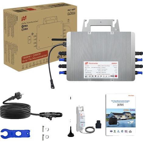 Mikro-Wechselrichter, hohe Effizienz, wasserdichtes Design, G7-T40kabel-Rückfluss, 230V, 26-60V (1/2)