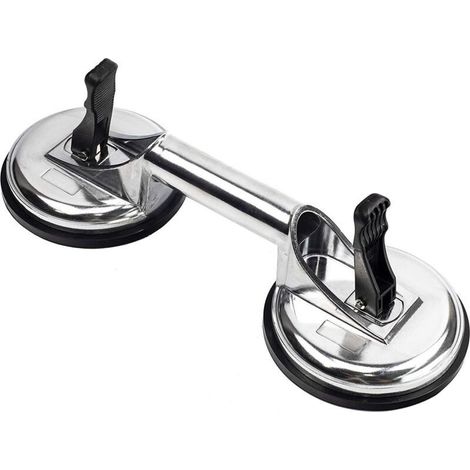 Ventouses Lifter,Lourd Devoir Aluminium Vide Poignées Assiette Ventouse pour En Mouvement Grand Verre/Sol Écart Fixateur/Bosse Extracteur/Tuile,Tampon Levage (1/5)