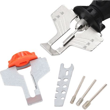 Meuleuse électrique, affûteur de couteaux, affûteur de chaînes, accessoires pour outils électriques, affûteur de chaînes, rouge (1/5)