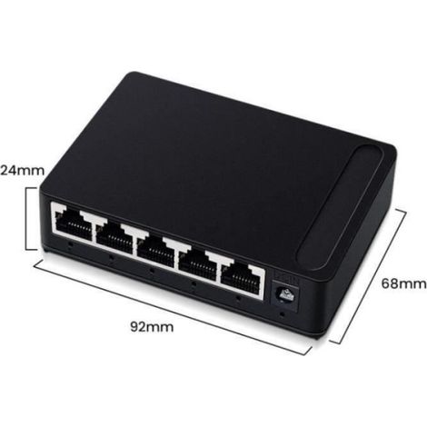 Switch Gigabit 5 ports - Installation facile et silencieuse (1/4)