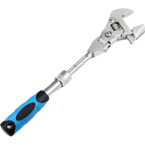 Clé dynamométrique pliable, 25,4 cm, clé à cliquet réglable, outil à main professionnel pour plomberie, réparation automobile, entretien domestique et projets de bricolage (1/5)