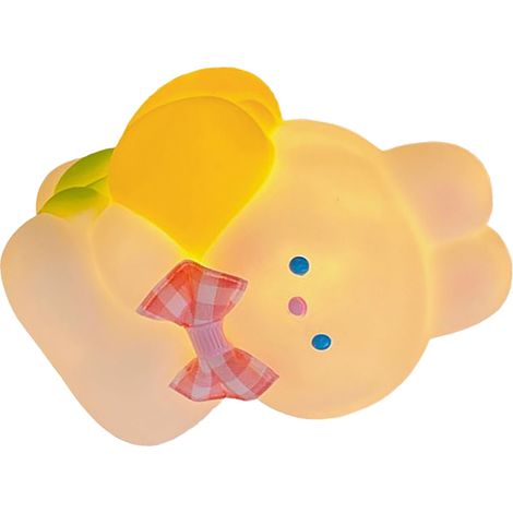 Veilleuse lapin mignonne pour enfants, lampe lapin kawaii, veilleuse animal, veilleuse lapin sans fil à piles