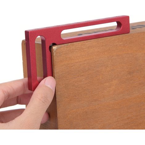 Équerre de serrage mini 100mm en alliage d'aluminium pour menuiserie de précision