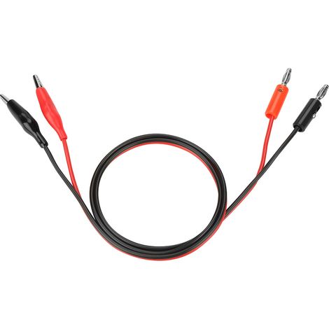 Câble de connexion avec fiches banane 30V 5A pour alimentation DC réglable (1/5)