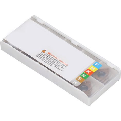 10-teiliges Set Wendeschneidplatten aus Hartmetall für Dreh- und Fräsmaschinen (CNC) als Ersatzteil für WCMX080412FX (1/5)