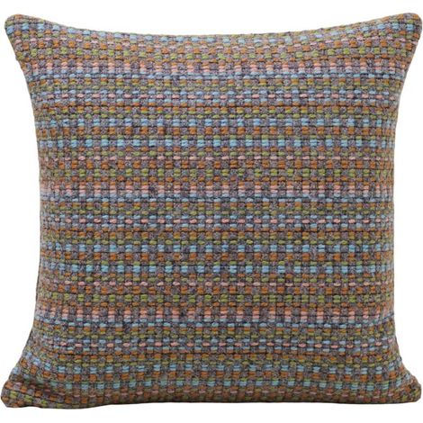 Housse de coussin 40x40 cm MADURA - Gris et pastels - BRODIE