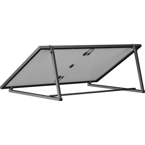 Support pour panneau solaire réglable – Fixation au sol ou murale – Angle 20° à 75° – Pour panneaux rigides 400W – Eco Flow