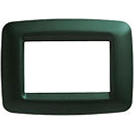 Placca 3 Posti Verde Racing Playbus Young ( GEWISS cod. GW32383 )