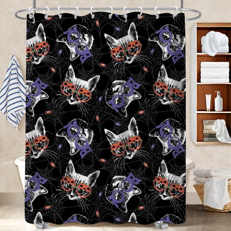 Rideau de douche en polyester 180x180 imperméable polyester pour salle de bain pour rafraîchir sa salle de bain (1/5)