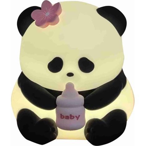 Lampe Panda sensor LED rechargeable sitting high value Bedroom Ambient Light Eye-care silicone night light Mano