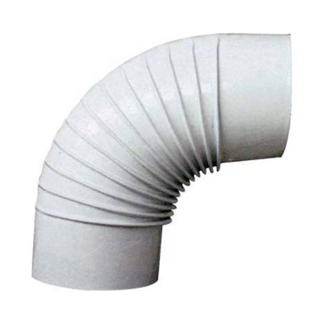 CODO ESMALTADO 90° 'CLASSIC' Ø 130 mm - Color blanco