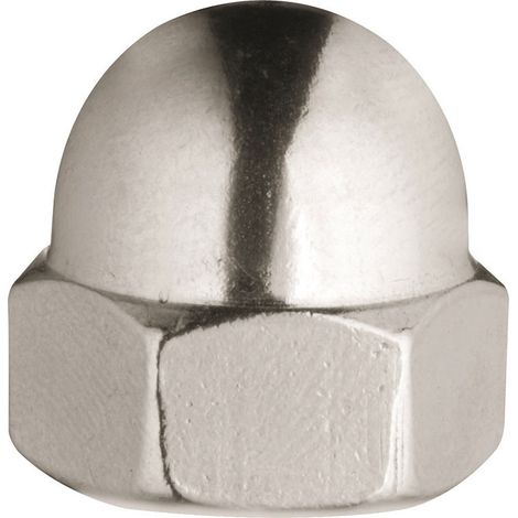Boîte de 4 unités d'écrou borgne en zinc M 10 Fadix (1/2)