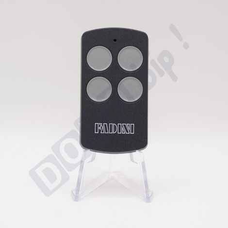 Télécommande FADINI VIX 53 Grise - Fréquence 868.19 MHz - 4 Canaux - Rolling Code - Référence : 5313SL - Compatible Portails et Portes Motorisées (1/5)