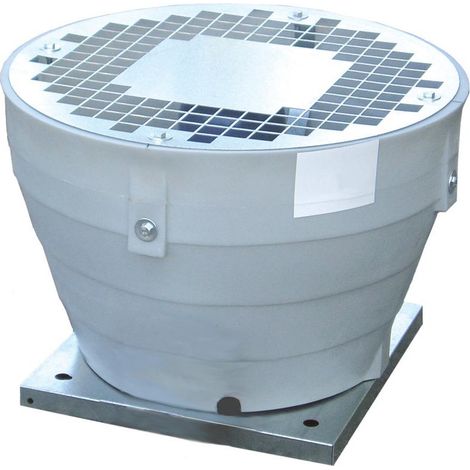 Tourelle centrifuge verticale, 1650 m3/h, 6 pôles, D 250 mm, triphasée 400V S&P (UNELVENT) 209696