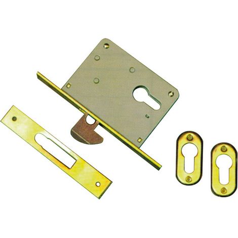 1PZ SERRATURA LEGNO INFILARE A GANCIO ART. 025 E.60 - F.22