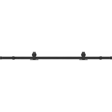 Maison Exclusive - Kit de herrajes para puertas correderas acero