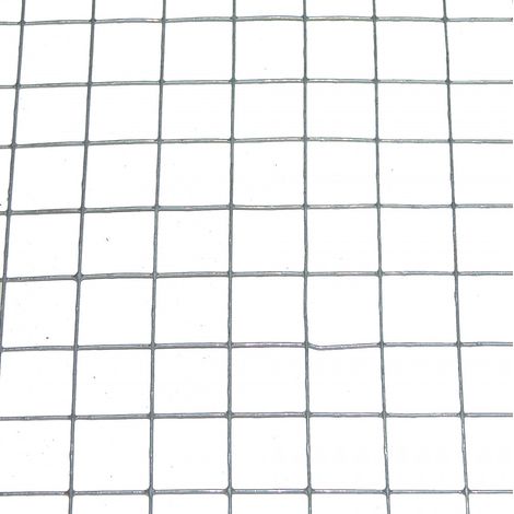 Grillage Pour Animaux Soudé Gris, H.0.5 X L.3 M, Maille H.19 X L.19 Mm