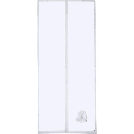 Guarnizione per porta HOOMEE per condizionatori portatili con prolunga del tubo cucita per prestazioni di raffreddamento ottimali e consumo energetico ridotto, con cerniera, 90x210 cm (1/5)