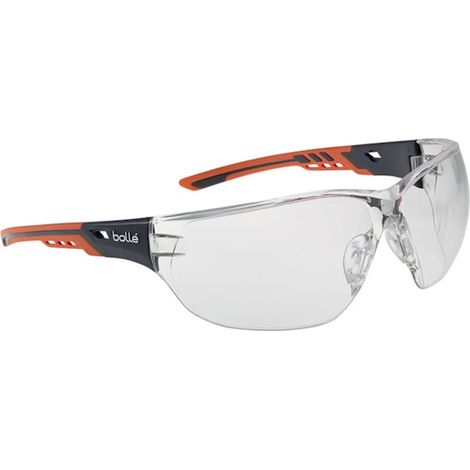 Lunettes à branches NESS+ (boîte de 20) - incolore - rouge, noir - BOLLE SAFETY