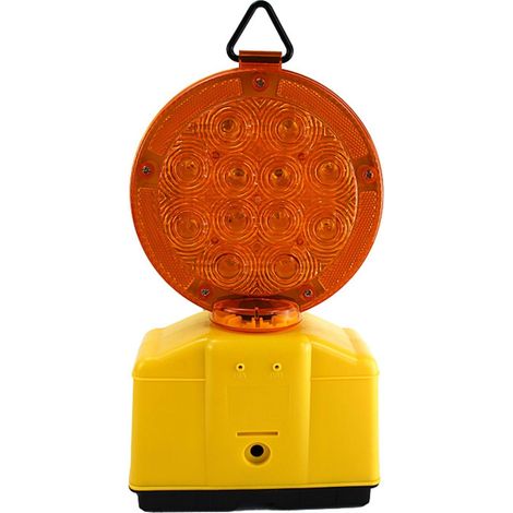 Baliza LED portátil de Emergencia Intermitente para obra 3 W