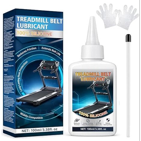 Huile Tapis de Course 100ml, avec Tube d'Extension de Précision, Huile Silicone, Lubrifiant Silicone Tapis de Course, Appareils Elliptiques, Stepper (1/5)
