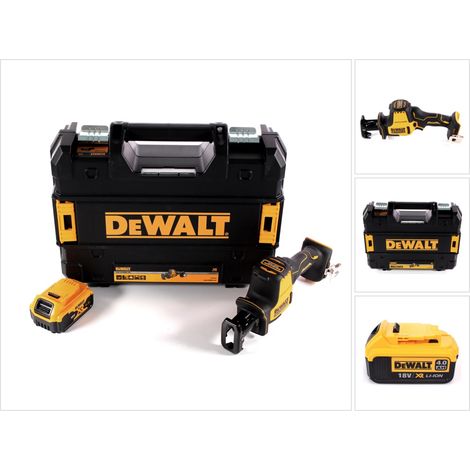 DeWalt DCS 369 NT Scie sabre sans fil 18 V + 1x batterie 4,0 Ah + TSTAK - sans chargeur (1/5)