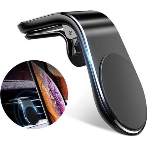 Support magnétique en métal de téléphone de voiture support Mobile d\'aimant de bâti d\'agrafe d\'évent pour l\'iphone dans la voiture-Ywey (1/5)