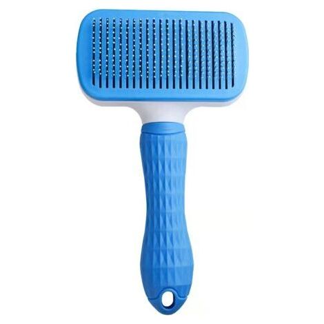 BUNTHAUS Peigne pour animaux de compagnie, brosse à poils pour chiens et chats brosse à poils morts autonettoyante (1/5)