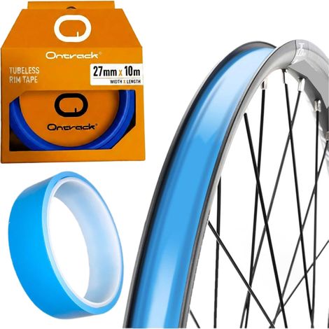 27 mm x 10 m PVC-Hochdruck-Felgenband, blau, für 4 Räder