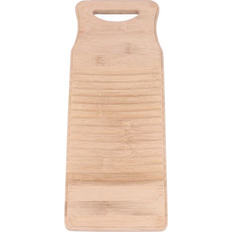 Praktisches Bambus-Waschbrett für Handwäsche und Reinigung, geeignet für Zuhause und Schule, 40 cm / 15,7 Zoll Länge (1/5)