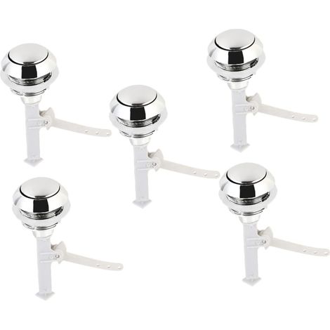 5pièces Bouton Poussoir Chasse Eau Wc Lot (1/5)