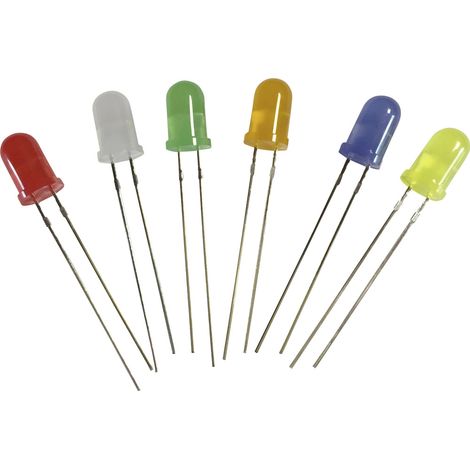 Thomsen LED-5-BL-6,8-OR-900 LED bedrahtet Orange Rund 5 mm 900 mcd 130 ° 3.3 V