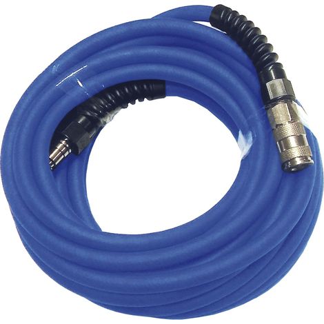 DL-Gummischlauch Länge 10 m mit Kupplung und Nippel 8 x 14 mm