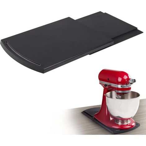 Praktisches, verschiebbares Tablett für Kaffeemaschinen, beweglicher Korb für Küchengeräte, Aufbewahrungsmatte mit leichtgängigen Rollen, compatibile (1 pezzo) (1/5)
