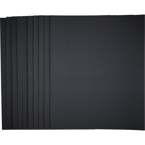 Wet and Dry Sanding Sheets, 230 x 280mm, 400 Grit (Pack of 10) (37783) (1/5)