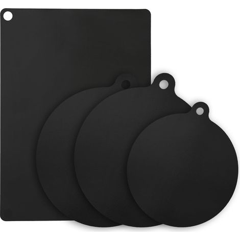 Ensemble de 5 pièces – protège-plaques à induction – Protections en silicone pour plaques à induction – Antidérapantes et résistantes à la chaleur – Lavables au lave-vaisselle – Différentes tailles – (1/5)