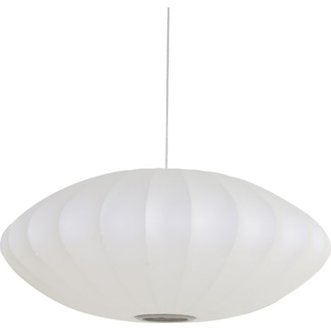 Light & Living - suspension - Feline - blanc - textile - Ø 70cm - (1/3)